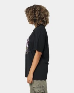 Mitchell & Ness Los Angeles Lakers Showtime Vintage T-Shirt Faded Black -Culture Kings Shop 02039547 YB554 womens 0060