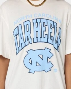Mitchell & Ness UNC Tar Heels XL Arch Vintage T-Shirt Vintage White -Culture Kings Shop 02039552 YV003 womens 0030