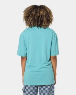 Mitchell & Ness Charlotte Hornets XL Arch Vintage T-Shirt Faded Aqua -Culture Kings Shop 02039554 YF435 womens 0040