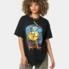 American Thrift X Adventure Time What Time Is It Vintage T-Shirt Black Wash -Culture Kings Shop 02039564 YB295 womens 0010
