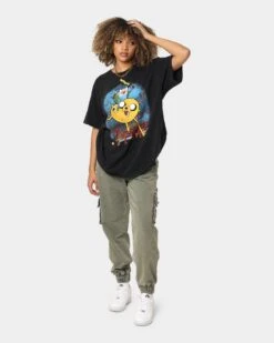 American Thrift X Adventure Time What Time Is It Vintage T-Shirt Black Wash -Culture Kings Shop 02039564 YB295 womens 0030