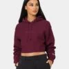Champion Women's Reverse Weave Tonal Crop Hoodie Dark Berry Purple 2 Champion Women's Reverse Weave Tonal Crop Hoodie Dark Berry Purple -Culture Kings Shop 02039613 YD272 womens 0010
