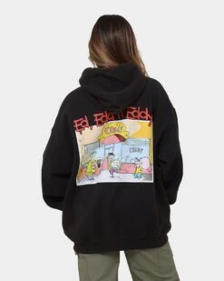 American Thrift X Ed, Edd N Eddy Jawbreaker Vintage Hoodie Black Wash