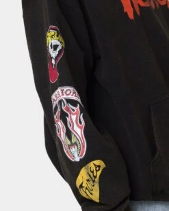 American Thrift X The Warriors The Warriors Vintage Hoodie Black Wash -Culture Kings Shop 02039660 YB295 womens 00100