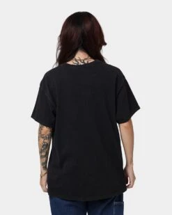 American Thrift X 420 Cheech & Chong Movie Poster Vintage T-Shirt Washed Black -Culture Kings Shop 02039744 YW607 womens 0040