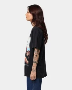 American Thrift X 420 Cheech & Chong Movie Poster Vintage T-Shirt Washed Black -Culture Kings Shop 02039744 YW607 womens 0060