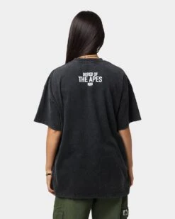 Culture Kings X Champ Medici "Bored Of The Apes" Mutant Ape #23446 V1 Vintage T-Shirt Vintage Black -Culture Kings Shop 02039759 YV009 womens 0040