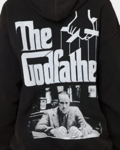 American Thrift X The Godfather The Godfather Vintage Hoodie Black Wash -Culture Kings Shop 02039820 YB295 womens 0050