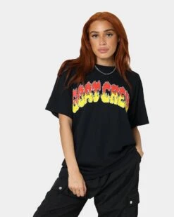 Goat Crew Hot Spike T-Shirt Black/Red/Yellow