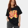 Goat Crew More Love Less Hate Puff Print T-Shirt Black/Red 1 Goat Crew More Love Less Hate Puff Print T-Shirt Black/Red -Culture Kings Shop 02039894 YB004 womens 0010
