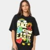 Goat Crew Peace On Earth Vintage T-Shirt Washed Black -Culture Kings Shop 02039896 YW607 womens 0010