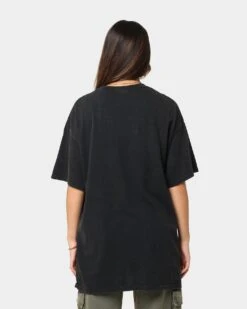 Goat Crew Peace On Earth Vintage T-Shirt Washed Black -Culture Kings Shop 02039896 YW607 womens 0040