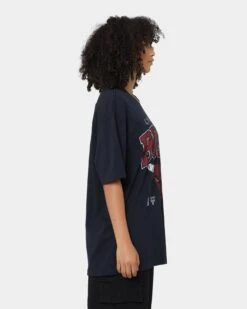 Mitchell & Ness Women's Chicago Bulls XL Arch Vintage T-Shirt Faded Black -Culture Kings Shop 02040028 YB554 womens 0050