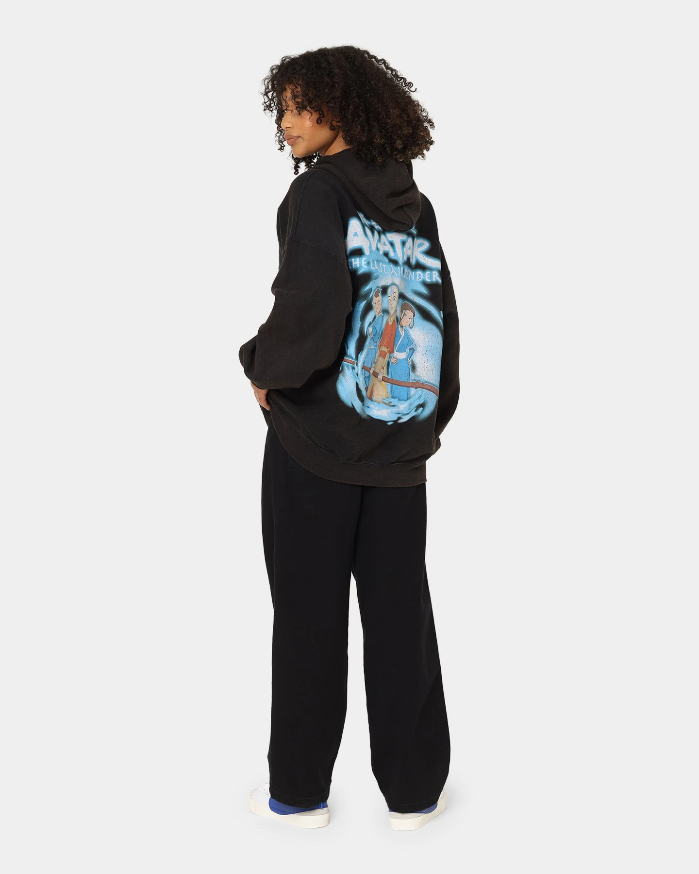 Goat Crew X Avatar: Gaang Vintage Hoodie Washed Black 5 Goat Crew X Avatar: Gaang Vintage Hoodie Washed Black - Image 3