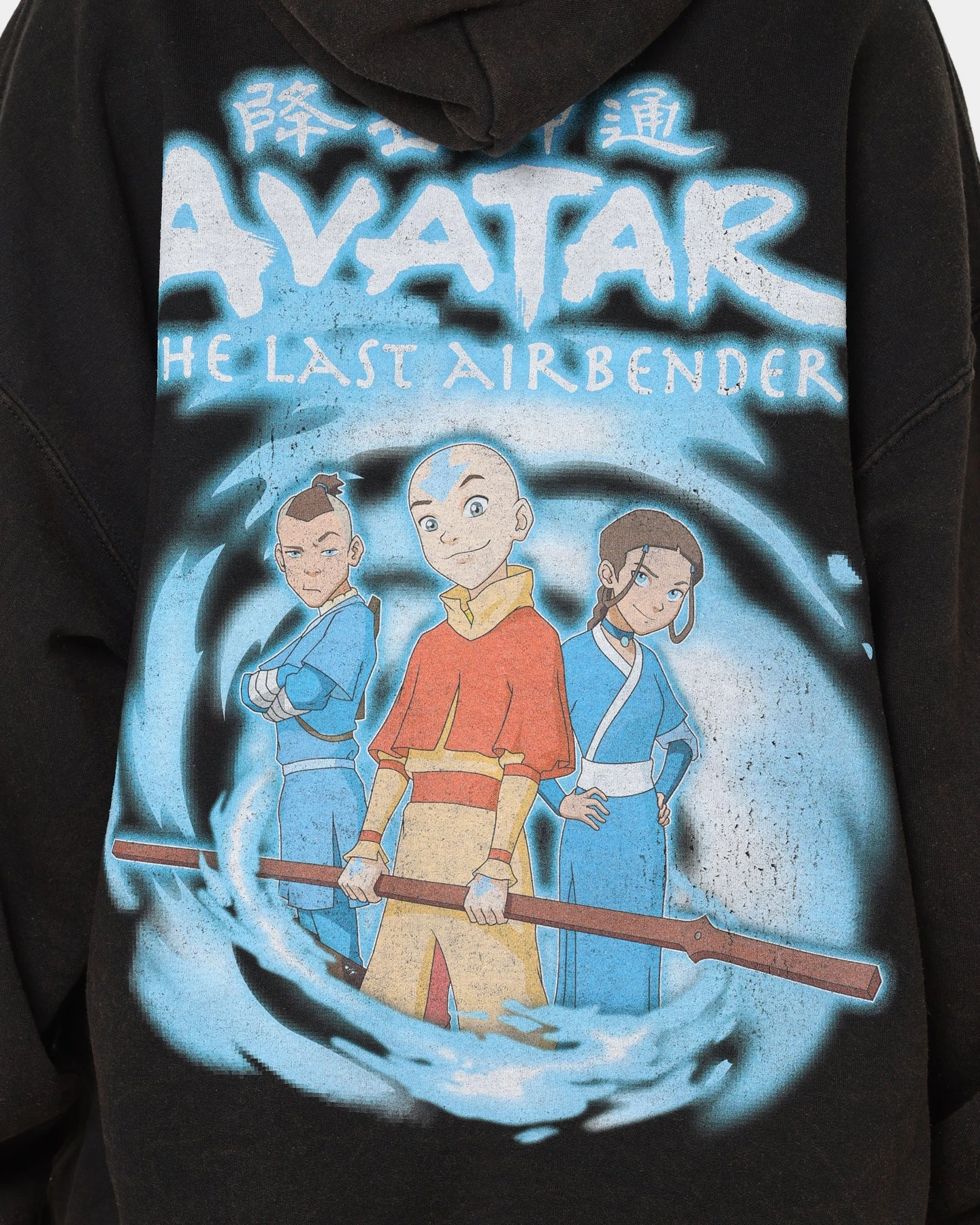 Goat Crew X Avatar: Gaang Vintage Hoodie Washed Black 7 Goat Crew X Avatar: Gaang Vintage Hoodie Washed Black - Image 5