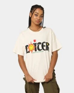 Loiter X Smiley Human Condition Vintage T-Shirt Off White