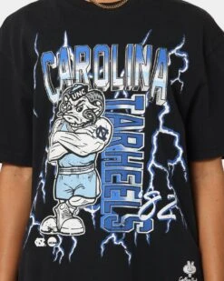 Mitchell & Ness UNC Tar Heels Lightning Vintage T-Shirt Vintage Black 11 Mitchell & Ness UNC Tar Heels Lightning Vintage T-Shirt Vintage Black -Culture Kings Shop 02040334 YV013 womens 0030