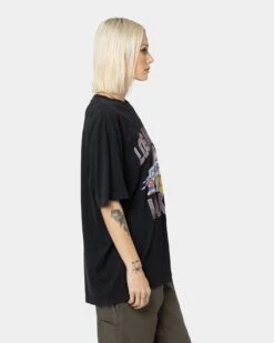 Mitchell & Ness Los Angeles Lakers Team History Vintage T-Shirt Faded Black -Culture Kings Shop 02040350 YB554 womens 0050