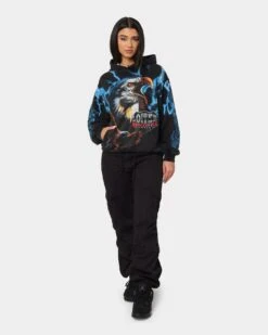 Loiter Lightning Eagle Vintage Hoodie Vintage Black -Culture Kings Shop 02040477 YV009 womens 0030