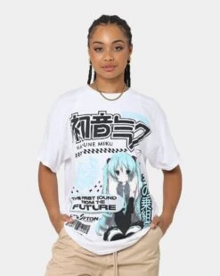 Goat Crew X Hatsune Miku Future Sound T-Shirt White