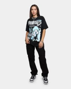 Goat Crew X Hatsune Miku Future Sound Vintage T-Shirt Washed Black 12 Goat Crew X Hatsune Miku Future Sound Vintage T-Shirt Washed Black -Culture Kings Shop 02040709 YW607 womens 0030