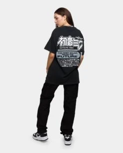 Goat Crew X Hatsune Miku Future Sound Vintage T-Shirt Washed Black 17 Goat Crew X Hatsune Miku Future Sound Vintage T-Shirt Washed Black -Culture Kings Shop 02040709 YW607 womens 0080