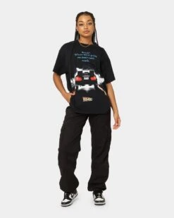 American Thrift X Back To The Future Back To The Future 1 Vintage T-Shirt Washed Black -Culture Kings Shop 02040714 YW607 womens 0030