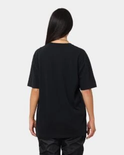 Pop Smoke Flames Vintage T-Shirt Washed Black -Culture Kings Shop 02040826 YW607 womens 0040