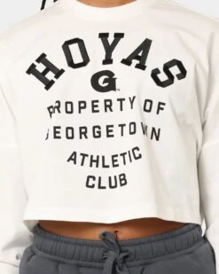 National Collegiate Athletic Association Georgetown Hoyas Women's Athletics T-Shirt Vintage White -Culture Kings Shop 02040863 YV003 womens 0030