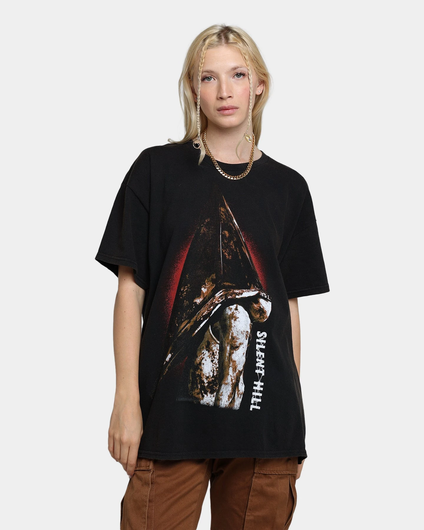 Rats Get Fat X Silent Hill The Halo Of The Sun Vintage T-Shirt Black Wash 3 Rats Get Fat X Silent Hill The Halo Of The Sun Vintage T-Shirt Black Wash