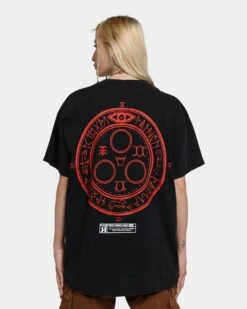 Rats Get Fat X Silent Hill The Halo Of The Sun Vintage T-Shirt Black Wash 14 Rats Get Fat X Silent Hill The Halo Of The Sun Vintage T-Shirt Black Wash -Culture Kings Shop 02040938 YB295 womens 0050