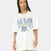 Majestic Athletic Los Angeles Rams Helmet Arch T-Shirt Vintage White -Culture Kings Shop 02040940 YV003 womens 0010