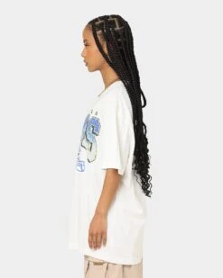 Majestic Athletic Los Angeles Rams Helmet Arch T-Shirt Vintage White -Culture Kings Shop 02040940 YV003 womens 0060