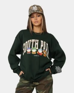 Goat Crew X South Park SP Crewneck Forest Green
