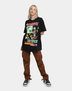 Goat Crew Protect Our Earth Vintage T-Shirt Black Wash -Culture Kings Shop 02041284 YB295 womens 0020