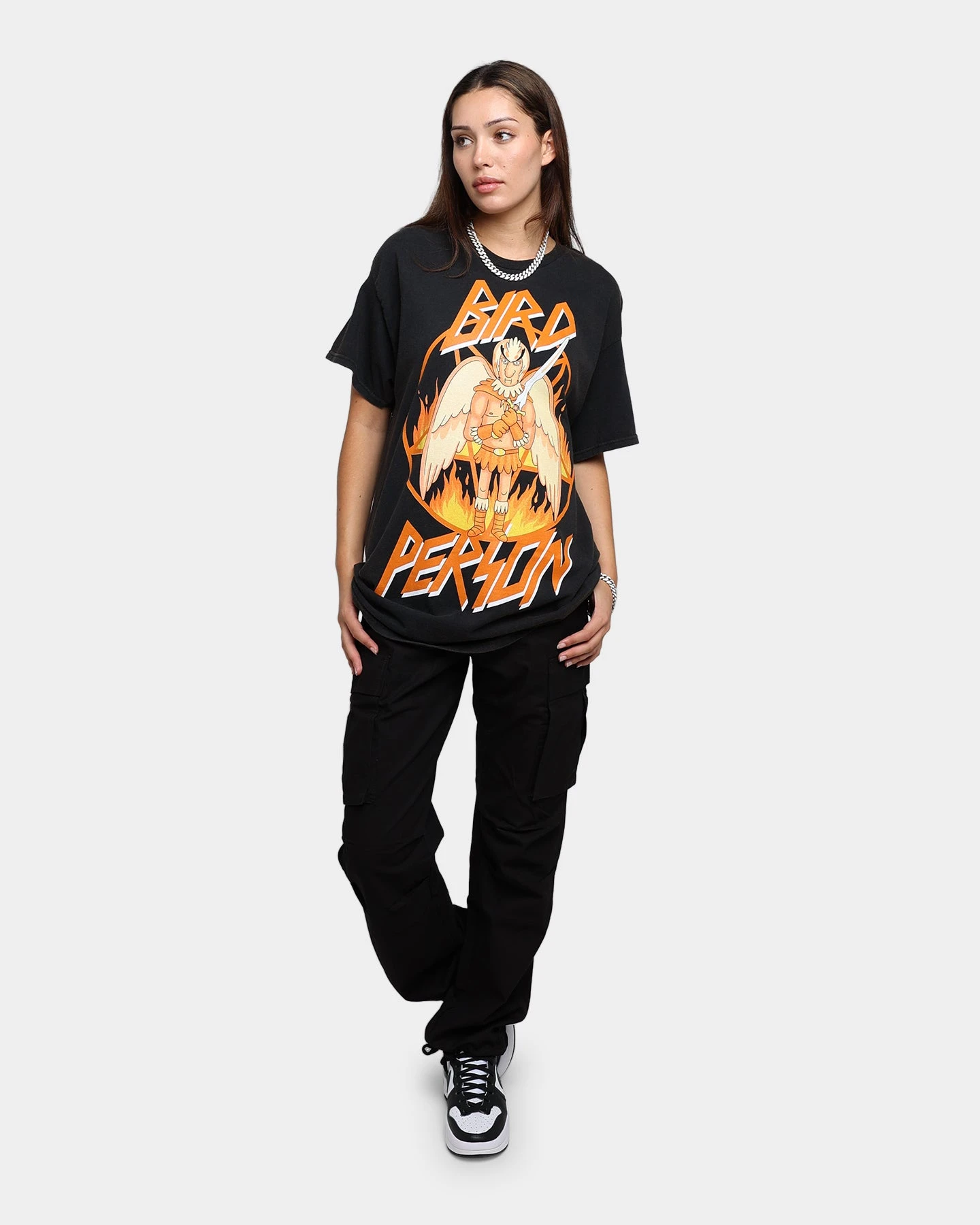 Goat Crew X Rick And Morty Bird Person Vintage T-Shirt Black Wash 4 Goat Crew X Rick And Morty Bird Person Vintage T-Shirt Black Wash - Image 2