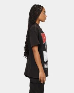 Goat Crew X Muhammad Ali Ringer Vintage T-Shirt Black Wash 12 Goat Crew X Muhammad Ali Ringer Vintage T-Shirt Black Wash -Culture Kings Shop 02041335 YW607 womens 0050