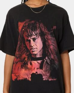 Goat Crew X Stranger Things Eddie Vintage T-Shirt Black Wash -Culture Kings Shop 02041457 YB295 womens 000030
