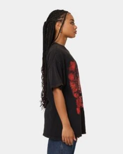 Goat Crew X Stranger Things Eddie Vintage T-Shirt Black Wash -Culture Kings Shop 02041457 YB295 womens 000050