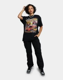 Goat Crew Speed Strip Vintage T-Shirt Black -Culture Kings Shop 02041483 YB001 womens 0020