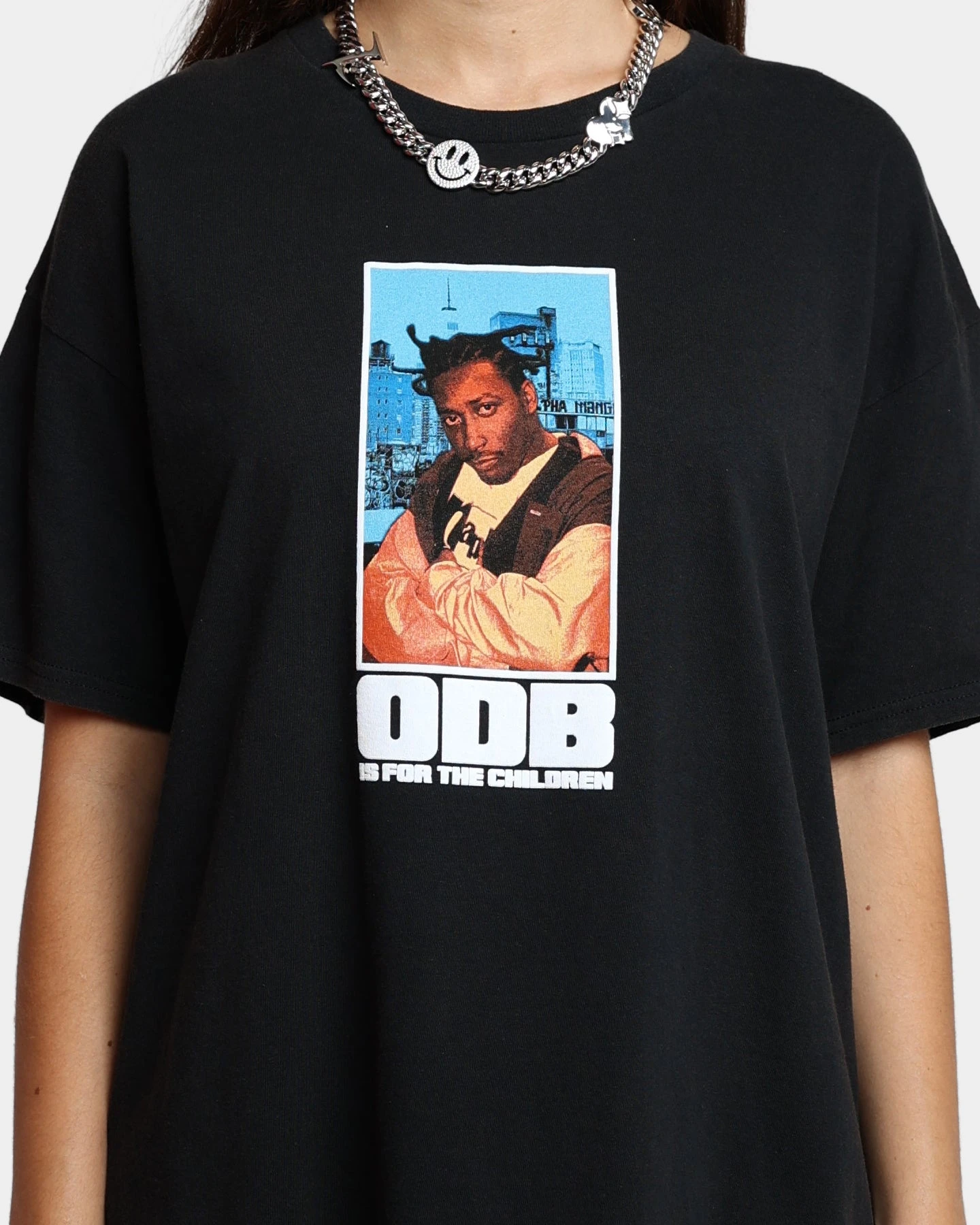 Goat Crew X Ol' Dirty Bastard Children Vintage T-Shirt Washed Black 6 Goat Crew X Ol' Dirty Bastard Children Vintage T-Shirt Washed Black - Image 4