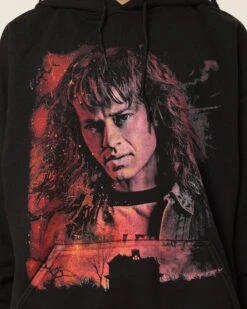 Goat Crew X Stranger Things Eddie Vintage Hoodie Black Wash -Culture Kings Shop 02041545 YB295 womens 03