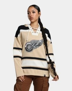 '47 BRAND 47 Brand Detroit Pistons Superior Lacer Hoodie Khaki