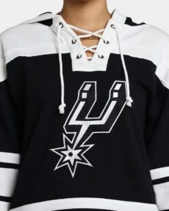 '47 BRAND 47 Brand San Antonio Spurs Superior Lacer Hoodie Jet Black -Culture Kings Shop 02041728 YB339 womens 0030