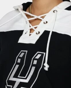 '47 BRAND 47 Brand San Antonio Spurs Superior Lacer Hoodie Jet Black -Culture Kings Shop 02041728 YB339 womens 0080