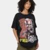 Goat Crew X Shaq Man Of Steel Vintage T-Shirt Washed Black