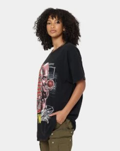Goat Crew X Shaq Man Of Steel Vintage T-Shirt Washed Black -Culture Kings Shop 02041925 YW607 womens 0060