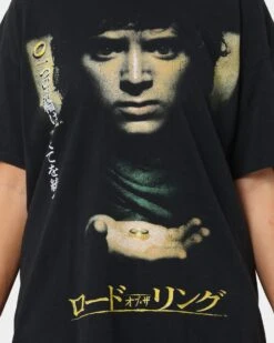 American Thrift X Lord Of The Rings Fellowship T-Shirt Washed Black -Culture Kings Shop 02041987 YW607 womens 0040