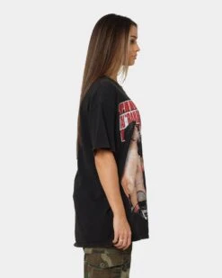 Goat Crew X Tai "Bam Bam" Tuivasa Tai Collage Vintage T-Shirt Washed Black -Culture Kings Shop 02042128 YW607 womens 0050