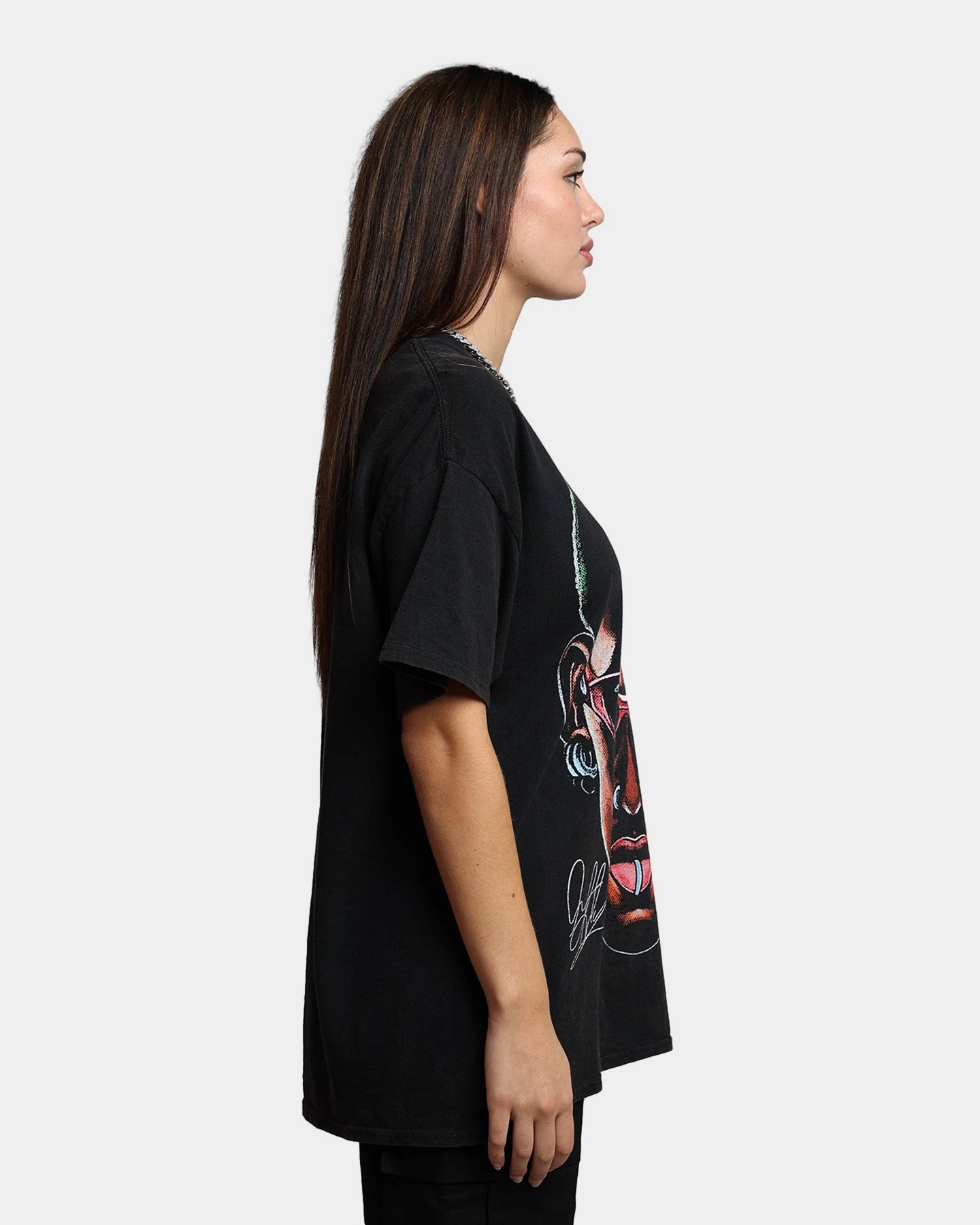 Rodman Brand 91 Face Vintage T-Shirt Washed Black 7 Rodman Brand 91 Face Vintage T-Shirt Washed Black - Image 5